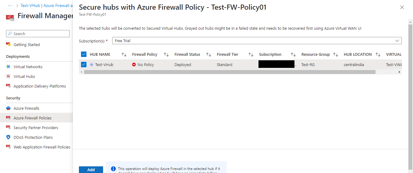 Setup Azure Virtual WAN - P2S OpenVPN with AD Integration