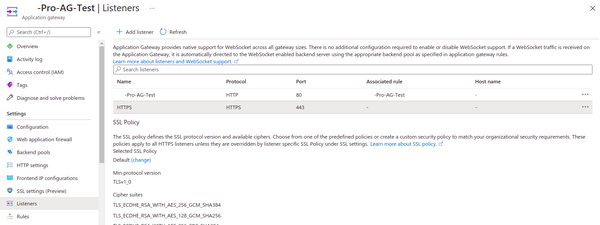 Uploading SSL certificate to Azure Application gateway
